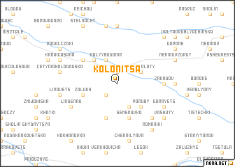 map of Kolonitsa