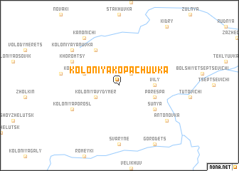 map of Koloniya Kopachuvka