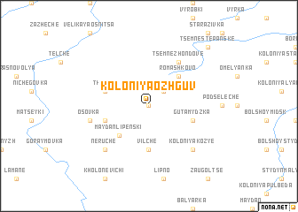 map of Koloniya Ozhguv