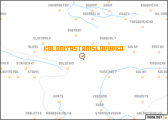 map of Koloniya Stanislavuvka