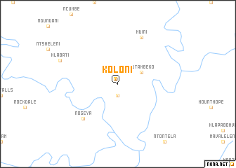 map of Koloni