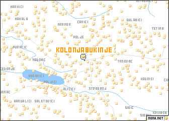 map of Kolonja Bukinje