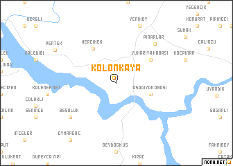 map of Kolonkaya