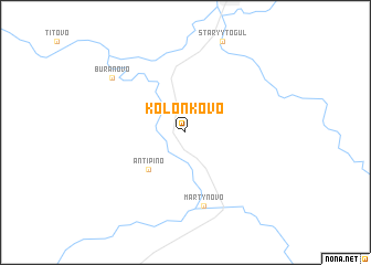 map of Kolonkovo