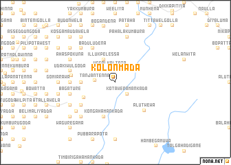 map of Kolonmada