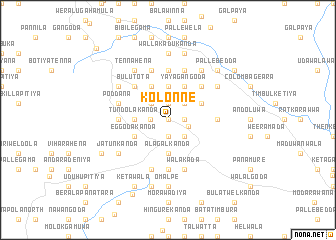 map of Kolonne