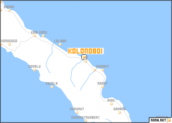 map of Kolonoboi