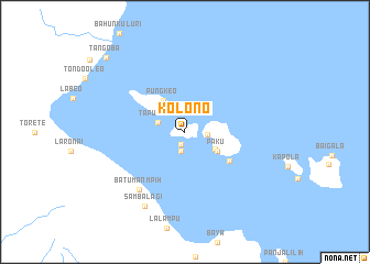 map of Kolono