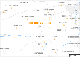 map of Kolontayevka