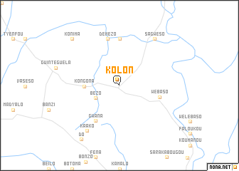 map of Kolon