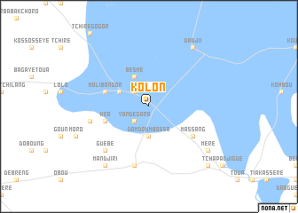 map of Kolon