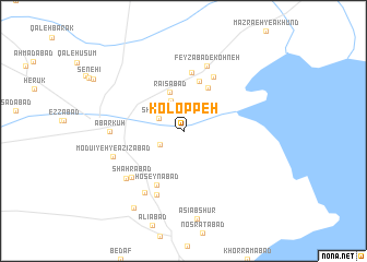 map of Koloppeh