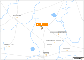 map of Kolora