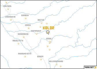 map of Kolor