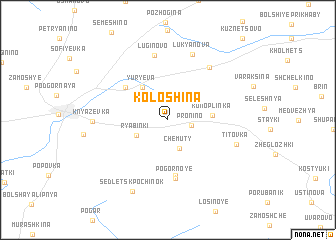 map of Koloshina