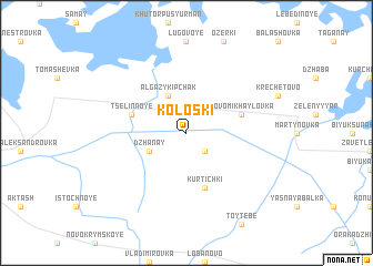 map of Koloski