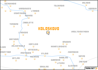 map of Koloskovo