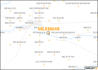 map of Kolosovka