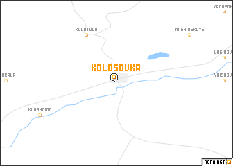 map of Kolosovka