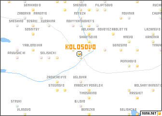 map of Kolosovo