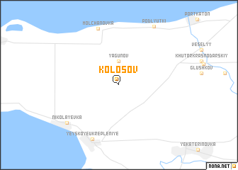 map of Kolosov