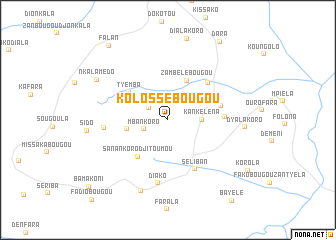 map of Kolossébougou