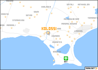 map of Kolossi