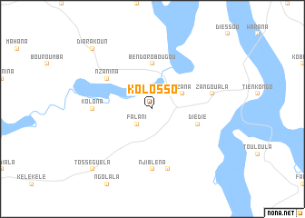 map of Kolosso