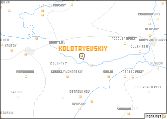 map of Kolotayevskiy