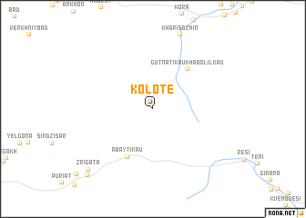 map of Kolote