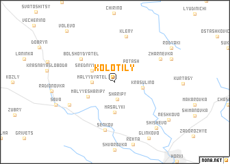 map of Kolotily