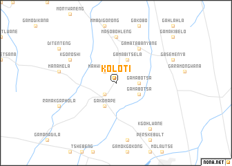 map of Koloti