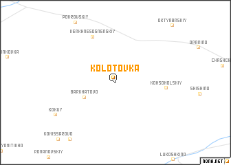 map of Kolotovka