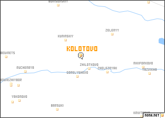 map of Kolotovo