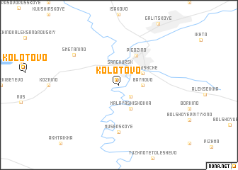 map of Kolotovo