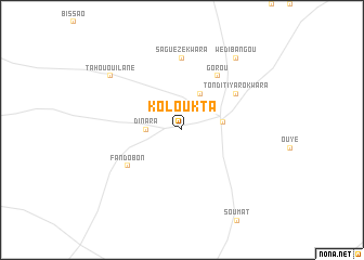 map of Koloukta