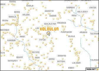 map of Koloulun