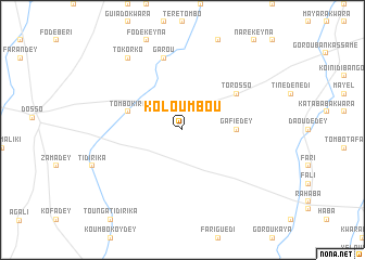 map of Koloumbou