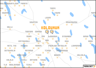 map of Koloum