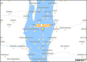 map of Kolouno