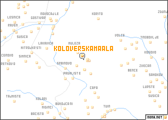 map of Koloverska Maala