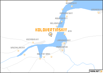 map of Kolovertinskiy