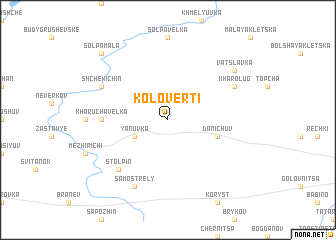 map of Koloverti