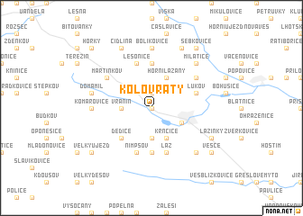 map of Kolovraty