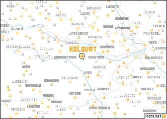 map of Kolovrt