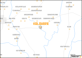 map of Kolowaré