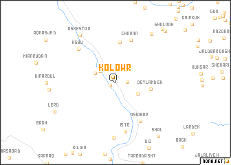 map of Kolowr