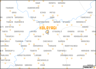 map of Koloyagi