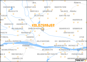 map of Kolozs Majer