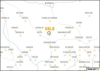 map of Kolo